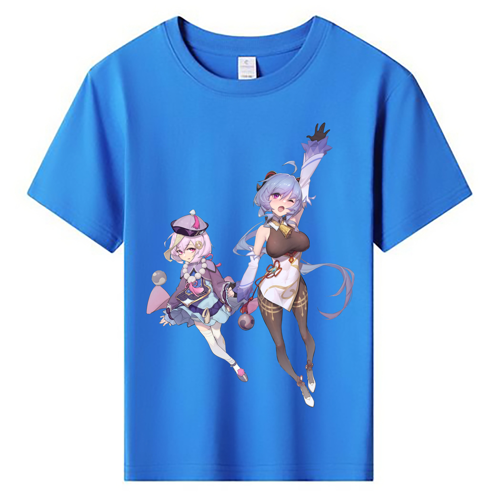 げんし神 七七 なな  genshin Nana 綿100％キッズTシャツ（フロントプリント）